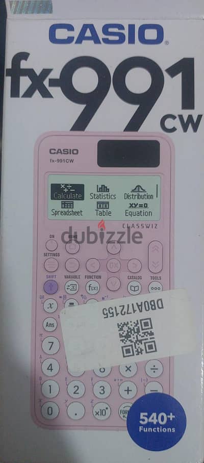 الة حاسبة علمية من نوع fx-991cw