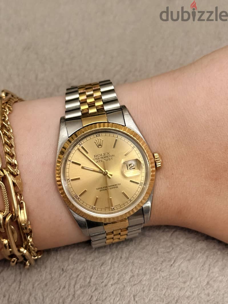 Rolex Datejust half gold 36mm 7