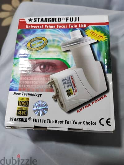 عملاق الفيدأت أفضل عدسة دش بمخرجين فى العالم STARGOLD FUJI SG-920