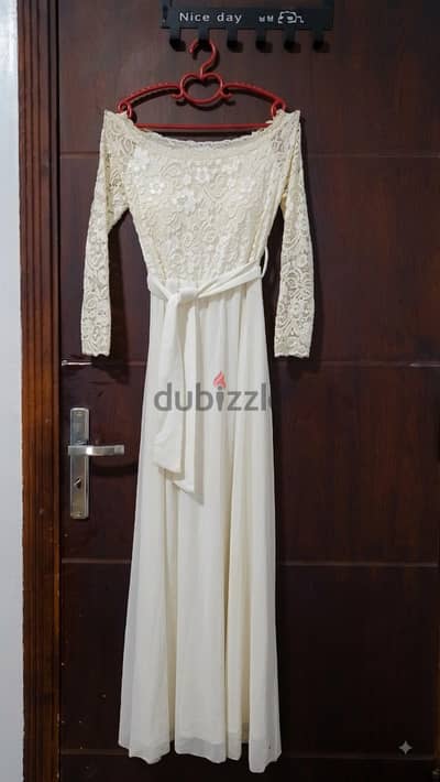 white dress