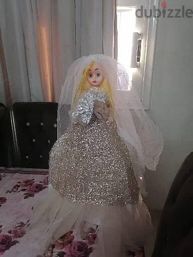 عروسة بلاستيك انتيك للمولد