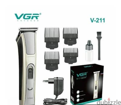 بسعر مرتين حلاقة اشتري ماكينة حلاقة شعر وذقن  VGR بالشاحن وعدد ٤ امشاط