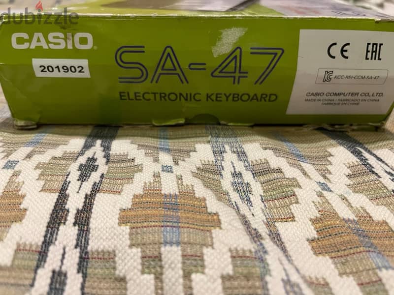 Casio SA-47 Electronic Keyboard 1