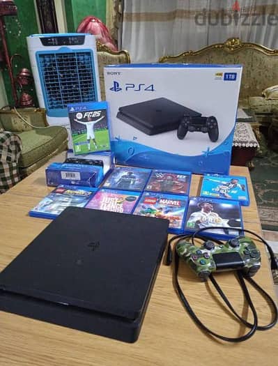 PS4 slim 1tera مستعمل للبيع
