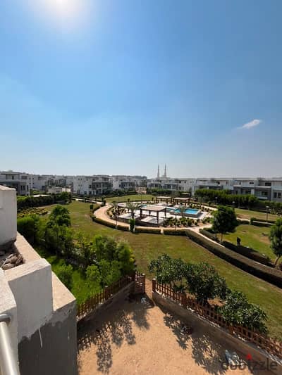 Villa for rent in Wasal Views compound at a prime location within the compound with a direct view of Wide Garden.