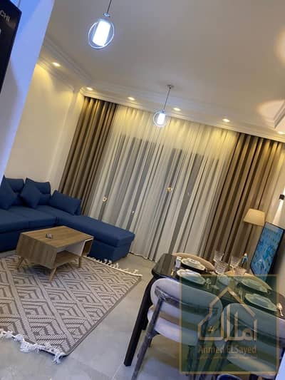 Distinct apartment ready for immediate residence, distinctive within group 92 in Madinaty, distinguished by its prime location close to all services and exceptional finishes, and very distinctive modern furnishings.