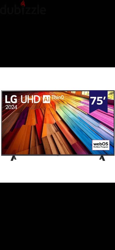 تلفزيون LG 75 بوصة 4K UHD سمارت – جديد لم يُستخدم