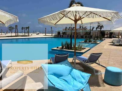 2-Bedroom Chalet in Sea Shore | Stunning View | 110 m²  Details:  Unit Type: Chalet  Bedrooms: 2  Built-up Area: 110 m²  Overlooking a stunning view   Location: Sea Shore – North Coast Contact: 01123955056  Project Features:  Breathtaking views of the sea