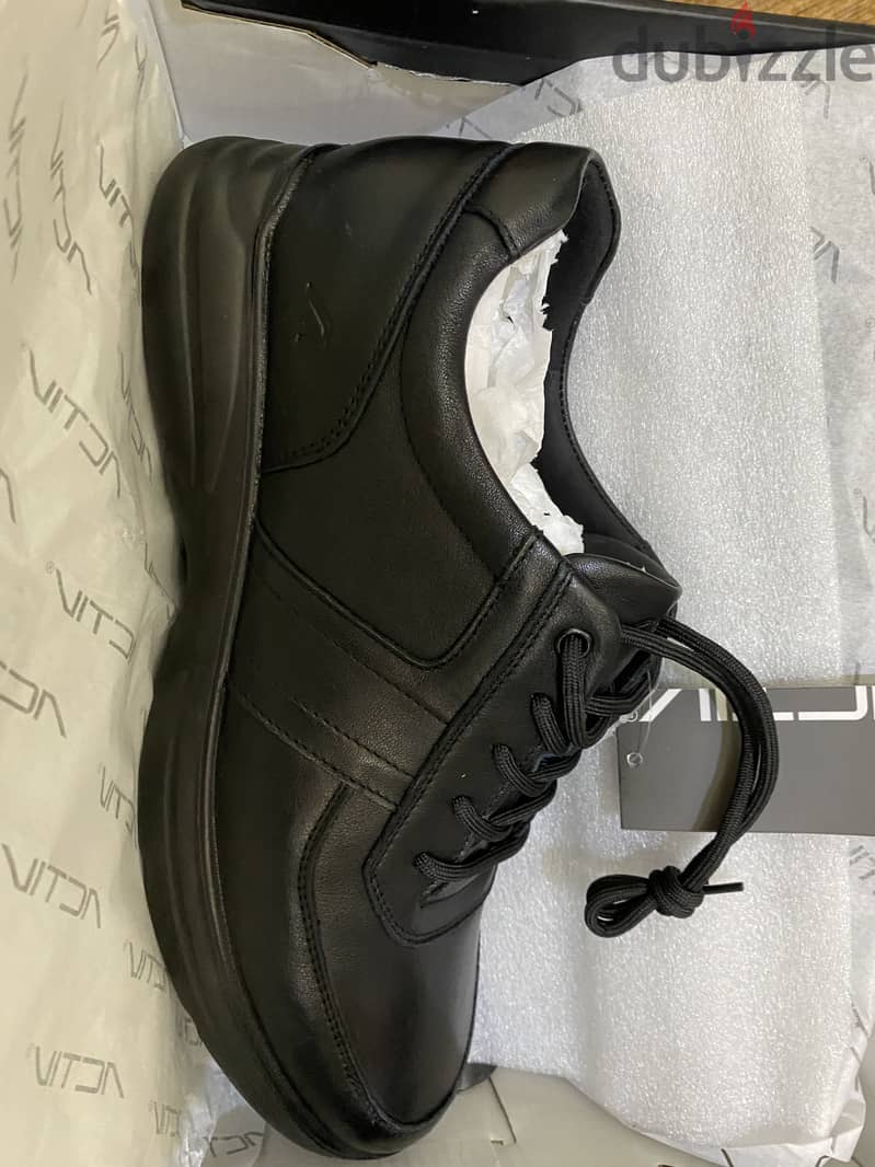 Activ shoes black leather 4