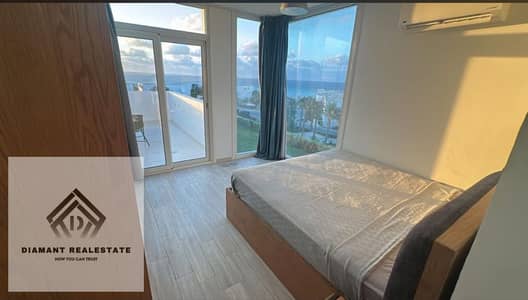 For invesment lovers in Ain Sokhna Chalet beachfront with hotel services Managed by Concorde El Salam Over 10Years next to LaVista 4|100%Sandy beach