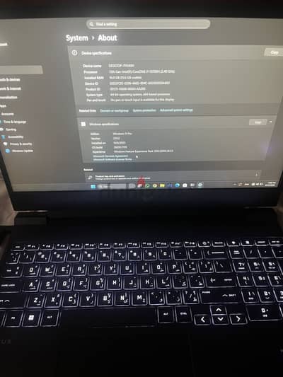 Hp victus cor i7 جيل13
