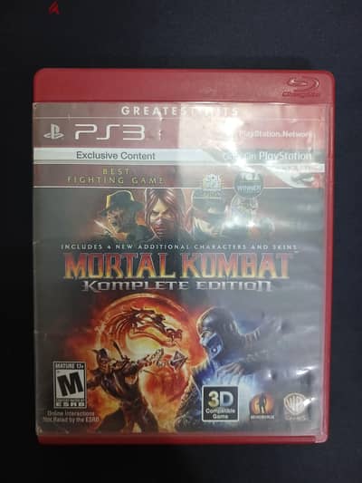 Mortal Kombat Komplete edition PS3