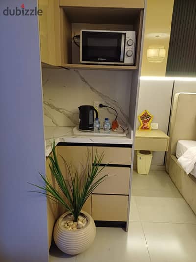 studio for rent fully furnished 50 meter with roof 145 meter 1 bed in eastown