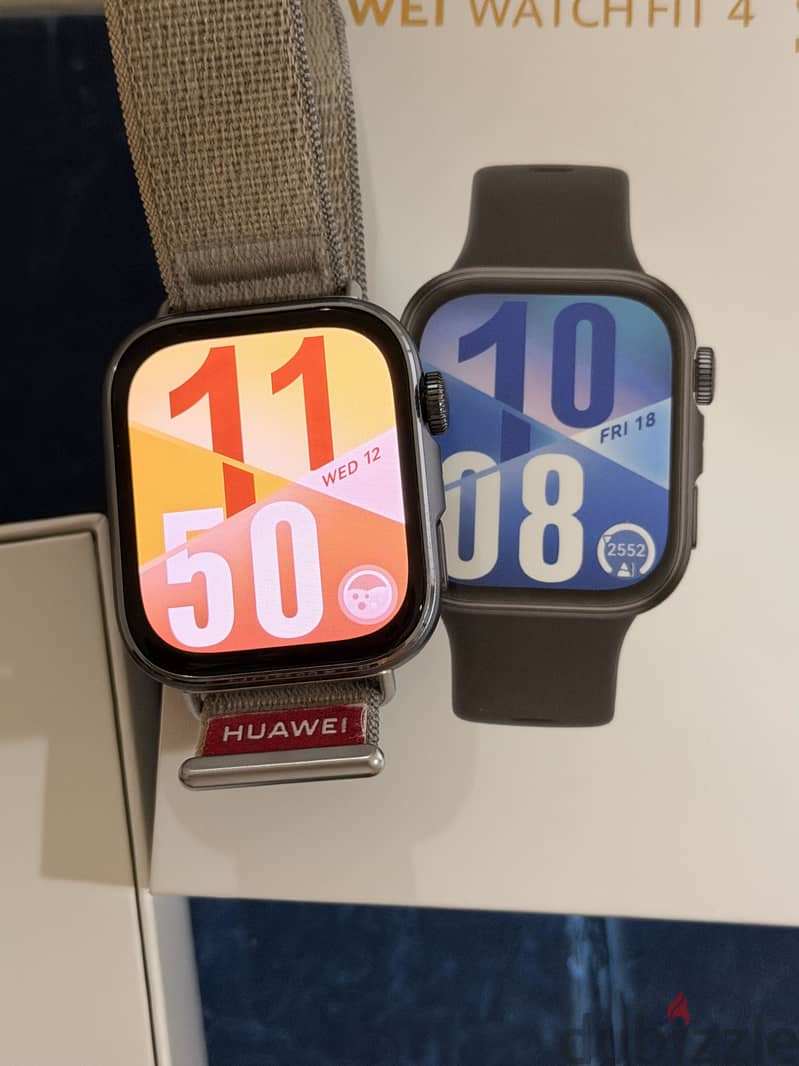 HUAWEI WATCH FIT 4 – Grey – Full Box + 2 Straps 1