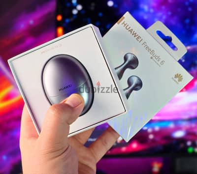 جديدة HUAWEI FreeBuds 6 بنصف السعر ضمان محلي كاملة المشتملات