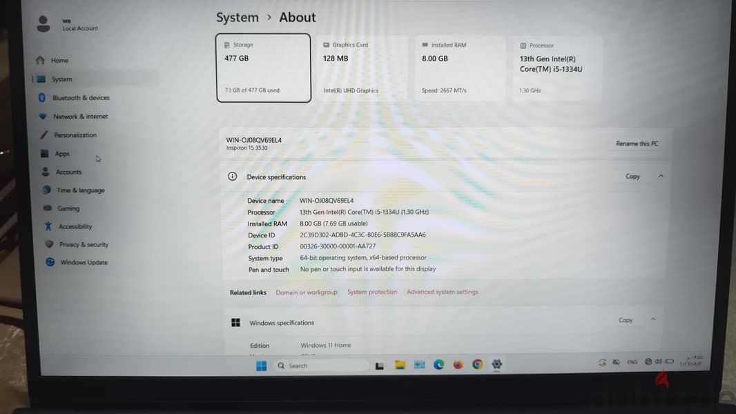 dell cor i 5 gen 13 6