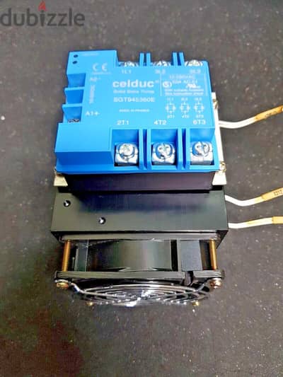 solid state relay 50amp 3 phase with heatsink (France)