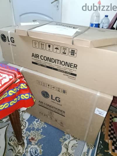 تكييف lg ٢وربع حصان جديد