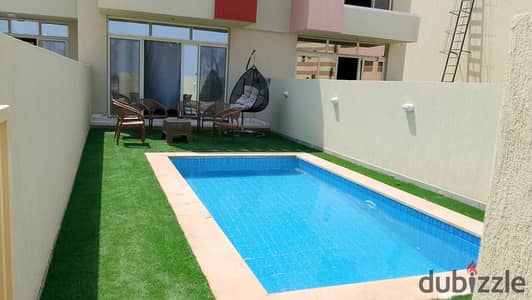Villa at Porto South Beach with a private basin