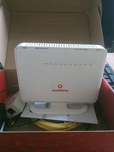 راوتر فودافون vdsl جديد بالعلبة والمشتملات للاتصال 01070516610