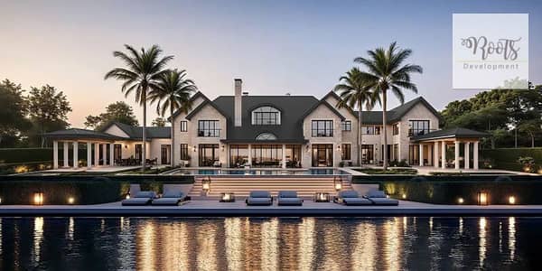 For Sale Standalone Villa, Fully Finished , First Row on the Nile in Jirian – Sheikh Zayed