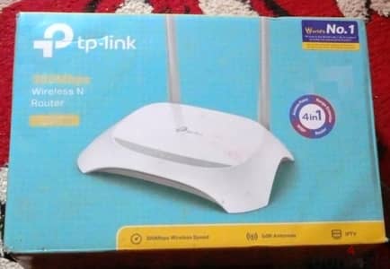 راوتر وأكسس بوينت TP-Link TL-WR840N بحالة الجديد بالكرتونة
