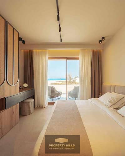 Smart System Chalet with Hotel Finishing – Ain Sokhna - Sea and Lagoon View - Down Payment and Installments