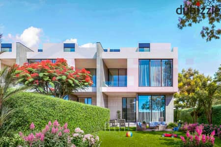فيلا Twin House للبيع (مباني 402م + الجاردن 159م) مشروع ملاذ -  أمام نادي سموحة (عرض لفترة محدودة بدون مقدم)