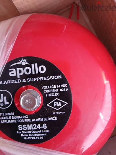 جرس انذار حريق Apollo 6  24vdc