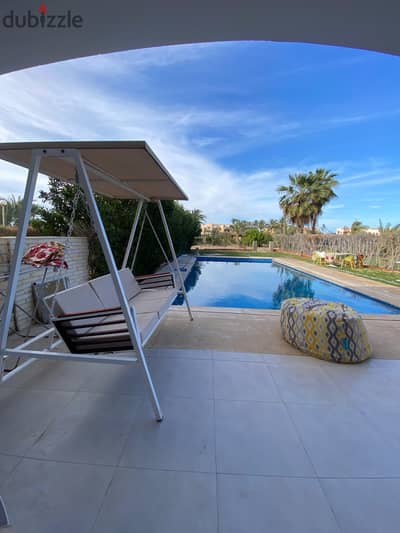  Exclusive Summer Offer: Luxury Villa for Rent in Marina 5 (Directly from Owner - Zero Commission!)   Enjoy complete privacy and an unforgettable vacation in one of the North Coast's most prestigious locations. Fully air-conditioned villa, second row fr