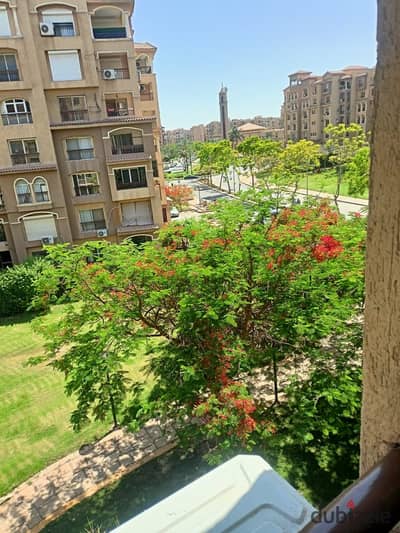 Super lux finished apartment for rent in Madinaty - wide garden view - area of 135 square meters - minutes away from Arabesque Mall and Open Air Mall,