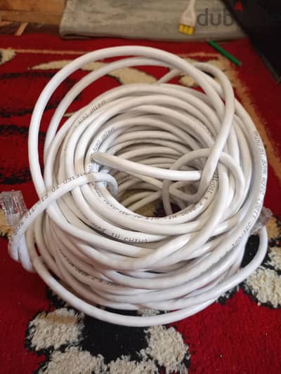 كابل نت Sprint Cat6 أصلي جديد مأرج جاهز 60 متر تقريبا