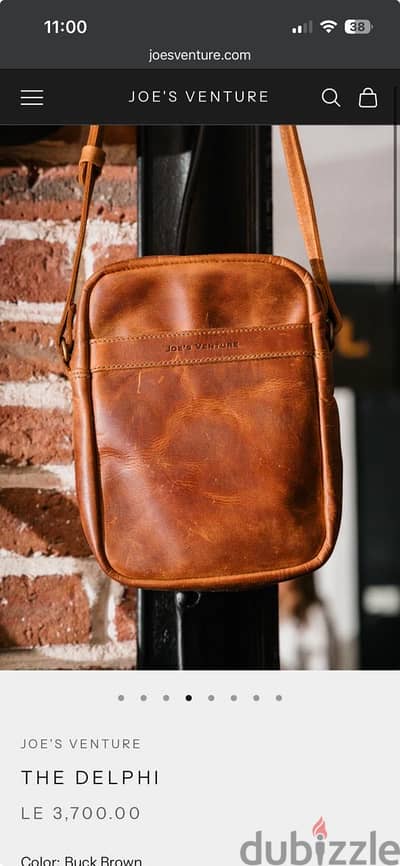 Joe’s venture cross bag hand made