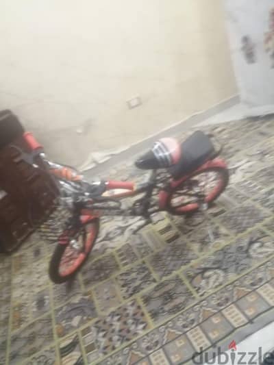 دراجه جديده ابنى شيط فيها