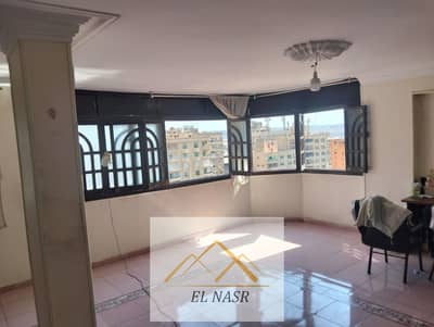 220m² apartment available for rent in Nasr City (District 7), located behind the International Park and Agiba Petroleum Company, between the extension