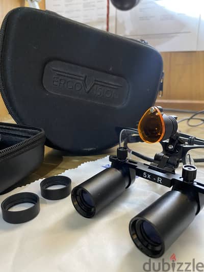 Ergovision Loupes 5X with Original Light Ergovision Loupes 5X with Original Light