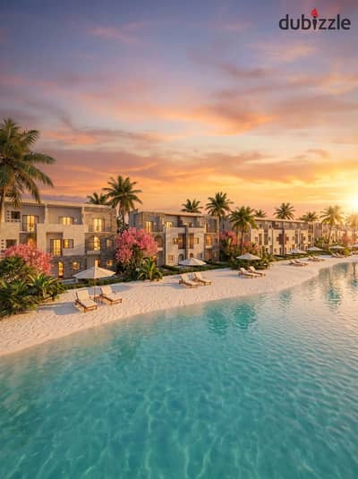 Chalet of 131 m in the garden in Horiya, Sidi Hanish, on the North Coast with a down payment of 10% and installment over 12 years.