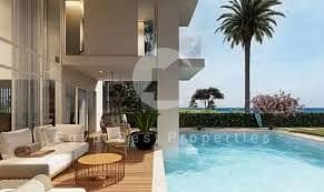 Chalet for sale, delivery in 1.5 years, first row on the lagoon, 5% down payment, 8-year installments in Sea Shore. Two-bedroom chalet in Ras El Hekma