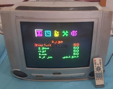 للبيع تليفزيون 17 بوصه الحالة ممتازة جدًا، استخدام بسيط جدًا