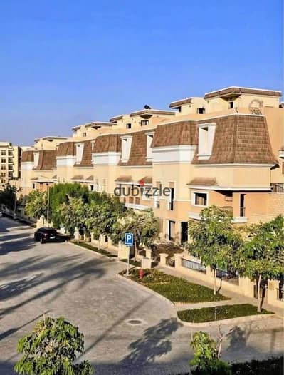 Villa for sale (212 sqm) in Sarai Compound, opposite Madinaty; available via an 12-year installment plan with near-term handover.