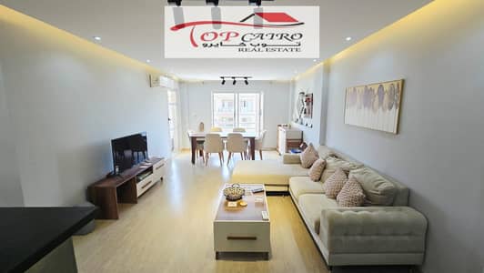 Distinct apartment for rent furnished in Madinaty B6 area 124m fully air-conditioned