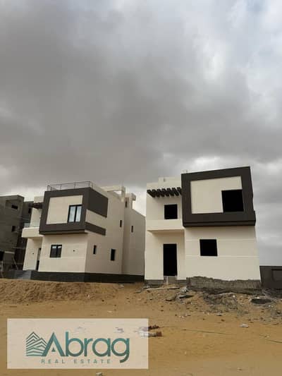 Corner townhouse for sale in Genista New Zayed compound; prime location facing Emaar. Ready for handover in 6 months, with a 6-year installment plan.
