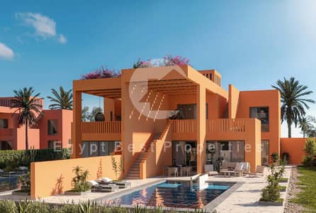 1 Year Delivery!! Villa 6-Bedrooms_Limited Units_Full Open Lagoons & Sea View_ Fully Finished + A. C's + Kitchen Cabinets @GOUNA_RED SEA