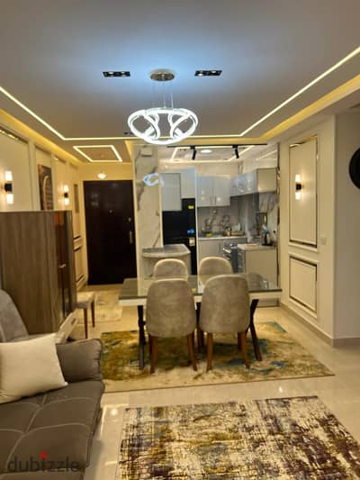 For sale, an apartment of 78m in Madinaty B10, super lux finishing with furnishings and appliances