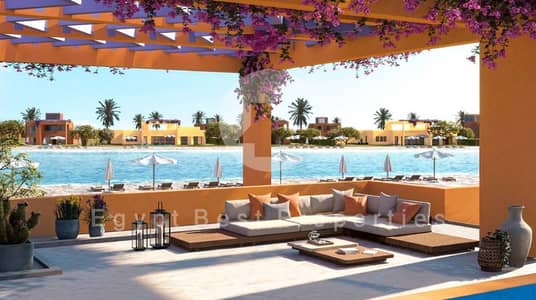 1 Year Delivery!! Villa 4-Bedrooms_Limited Units_Full Open Lagoons & Sea View_ Fully Finished + A. C's + Kitchen Cabinets @GOUNA_RED SEA