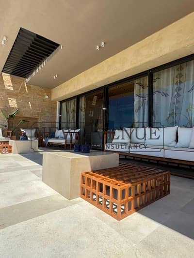 Luxury Serviced Chalet for sale Full Sea View in Silver sands north coast delivery in 3 years