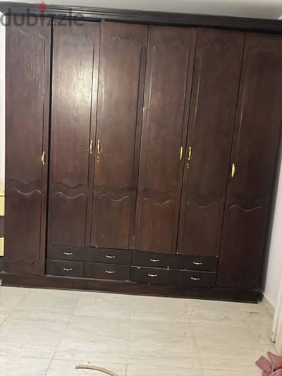 دولاب  خشب طبيعي قشره ارو
