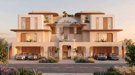 First Row on Lagoon | Own the Most Luxurious 3 Bedroom Chalet in North Coast | Only 5% Downpayment & Installment up to 8 Years
