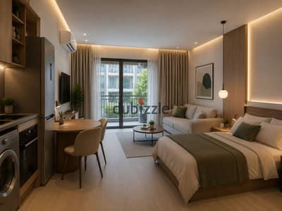 Studio 57m Proff in Pyramids Wells | Opportunity for investment or housing in installments near the Pyramids and the Grand Egyptian Museum