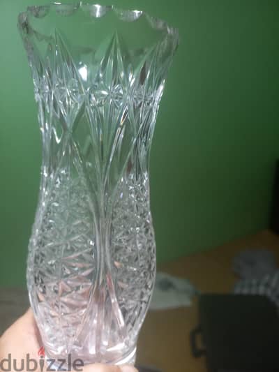 bohemian crystal vase